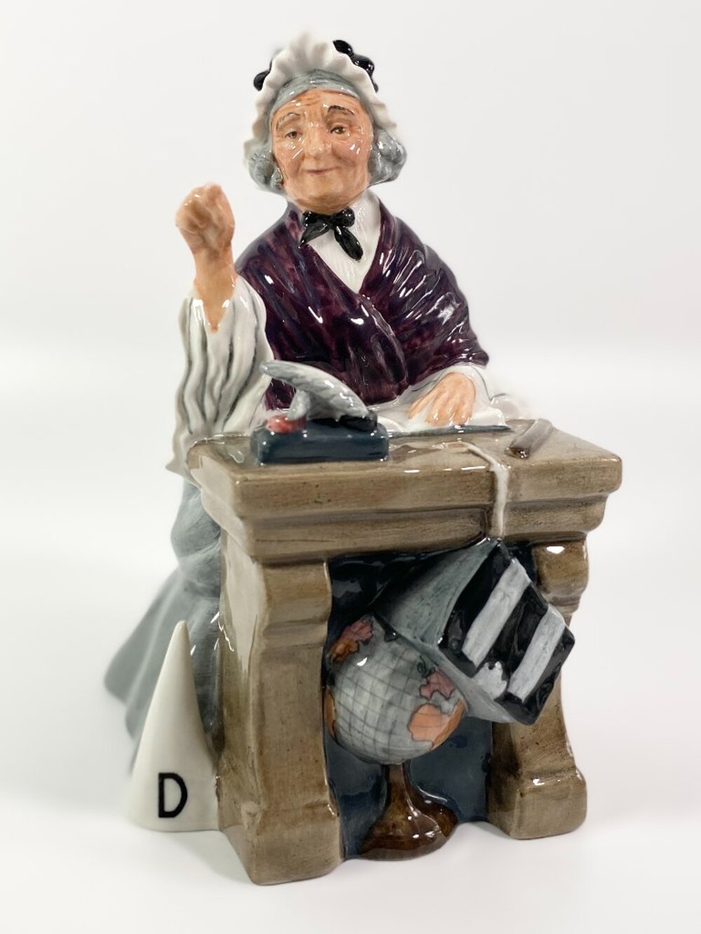 PERFECT Vintage Royal Doulton Bone China 1957 #HN2223 "SCHOOLMARM" Figurine!